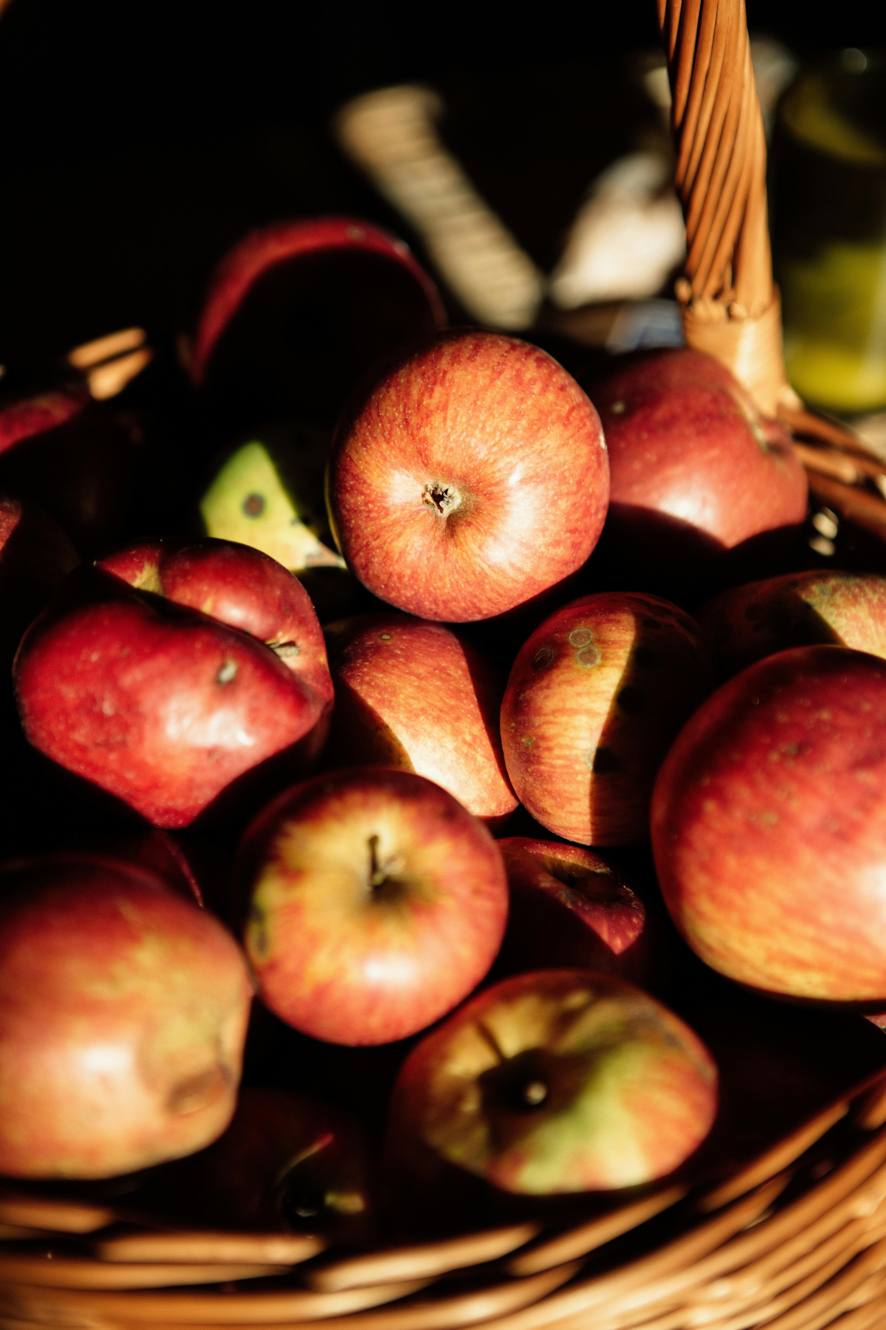 red fruity apples